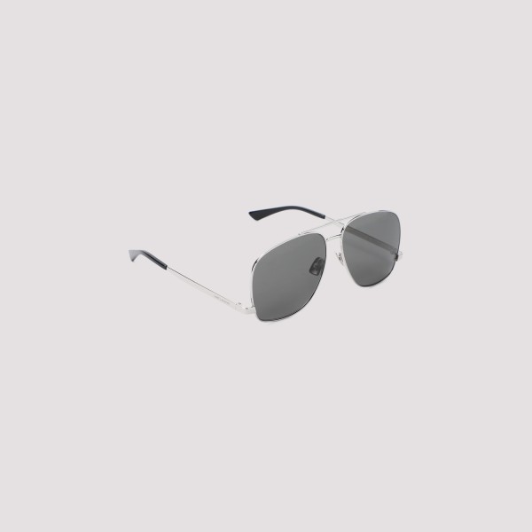 Shop Saint Laurent Sl653 Aviator Sunglasses Unica In Silver