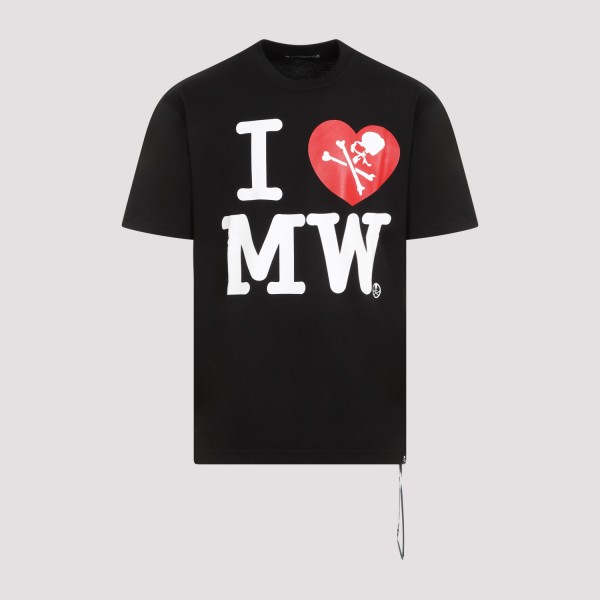 Shop Mastermind World I Love Mw T-shirt M In Black