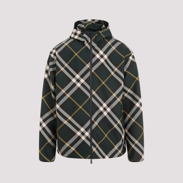 Shop Burberry Polyester Jacket L In B Ivy Ip Check