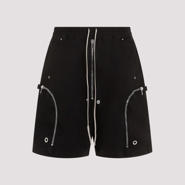 Shop Rick Owens Drkshdw Bauhaus Shorts Xl In Black