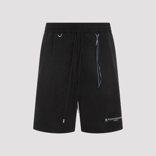 Mastermind World Switched Shorts In Black Purple