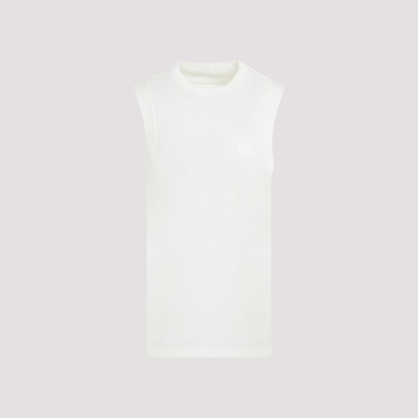 Shop Y-3 Tank Top S In Off White