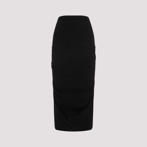 Shop Dries Van Noten Sonata Midi Skirt 36 In Black