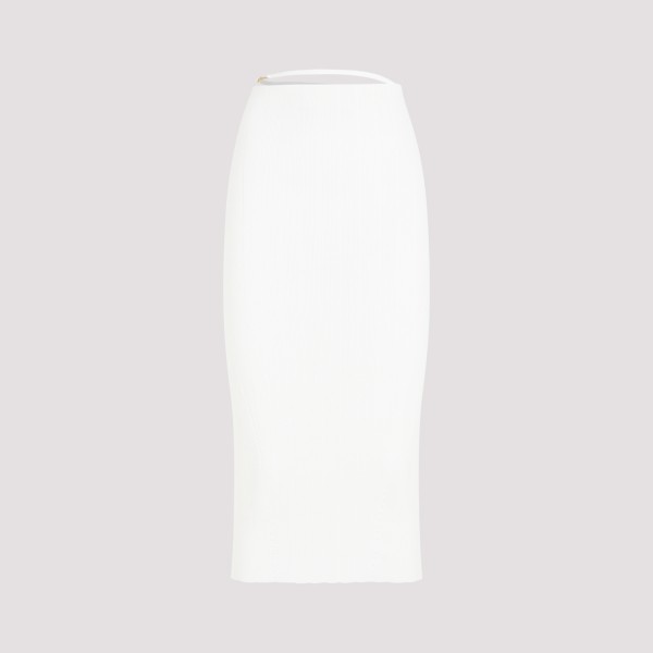 Jacquemus Off-white Les Classiques 'la Jupe Pralu' Midi Skirt In Off White