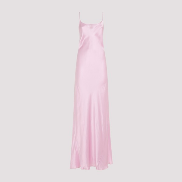 Shop Victoria Beckham Floorlenght Cami Dress 8 In Rosa