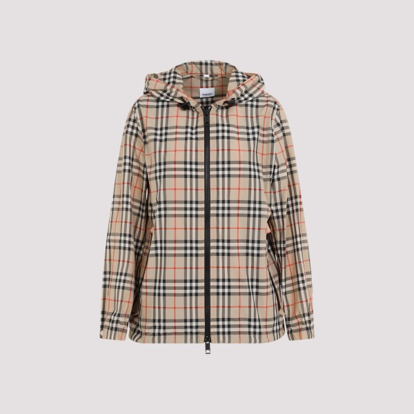 Shop Burberry Everton Check Jacket 6 In A Archive Beige Ip Chk