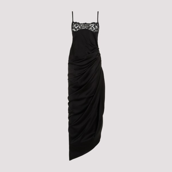 Shop Jacquemus La Saudade Long Dress 38 In Black