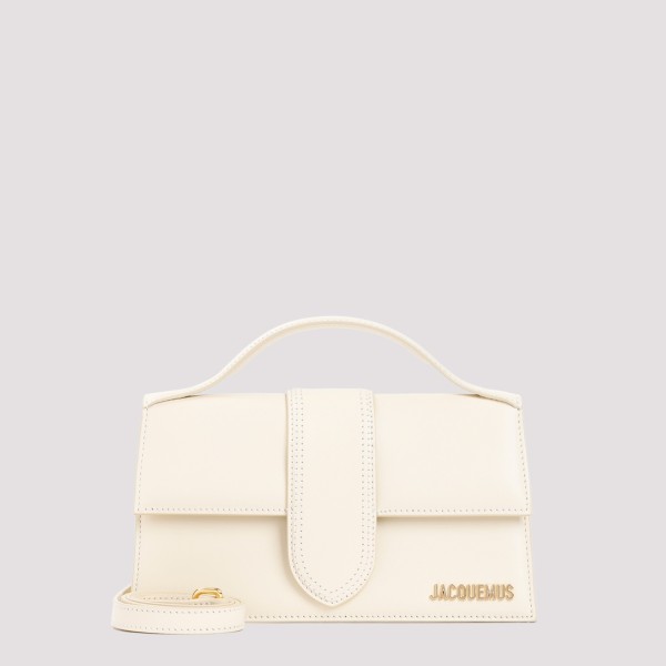 Shop Jacquemus Le Grand Bambino Bag Unica In Ivory