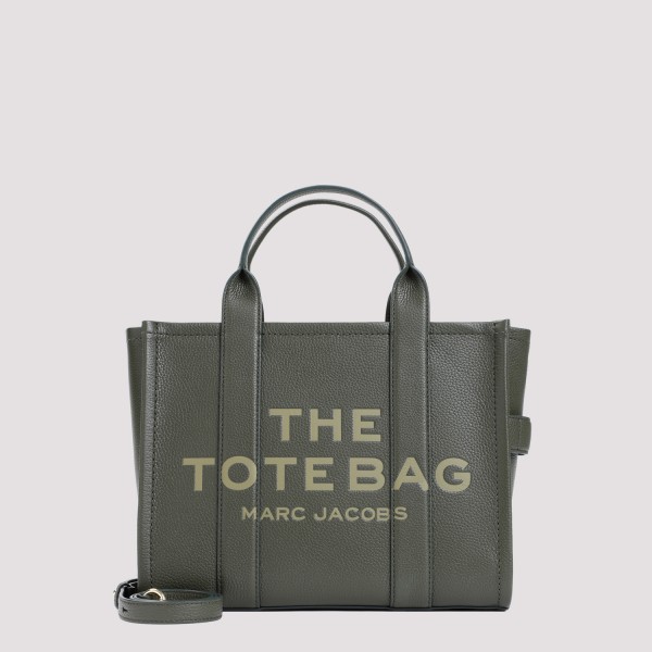 Marc Jacobs The Leather Medium Tote Bag In Green
