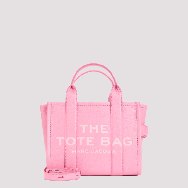 Shop Marc Jacobs The Leather Small Tote Bag Unica In Petal Pink