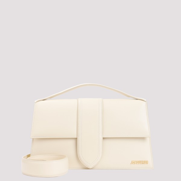 Jacquemus Le Bambidou Leather Bag In Ivory