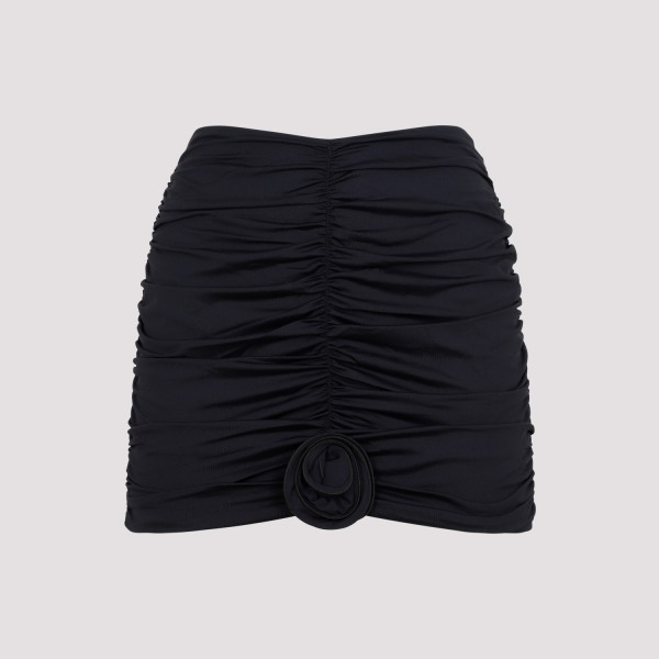Shop La Reveche Lllibet Polyamide Skirt M In Black