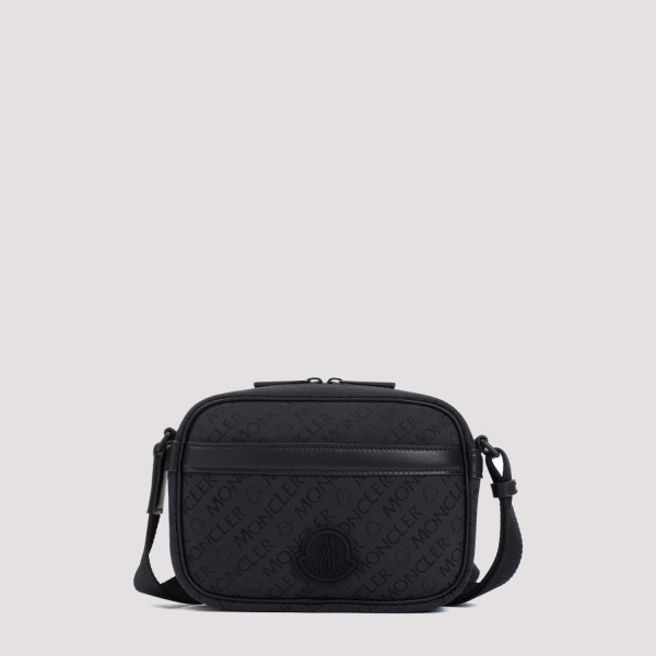 Shop Moncler Tech Shoulder Bag Unica In F Black
