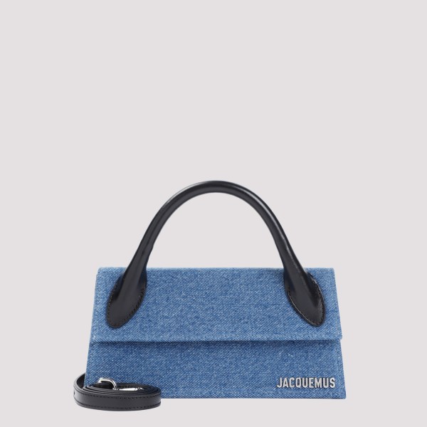 Shop Jacquemus Le Chiquito Long Handbag Unica In Blue