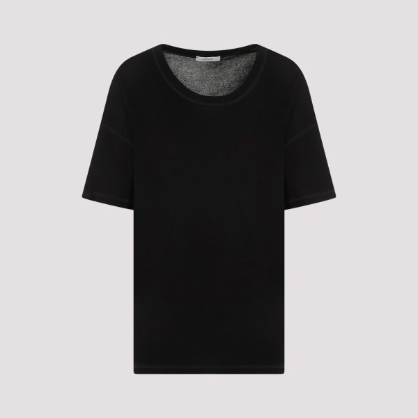 Shop Lemaire Rib T-shirt Xs In Bk Black