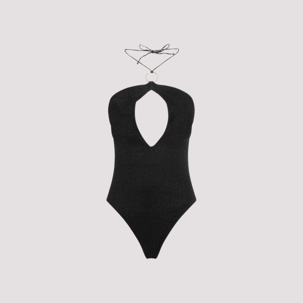 Oséree Swimwear Oseree Swimwear One-piece Ring In Black