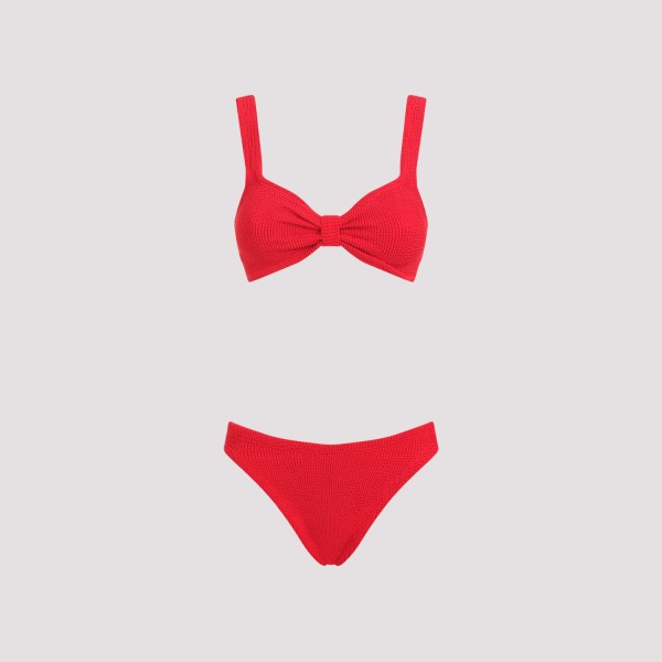Shop Hunza G Bonnie Bikini Unica In Red