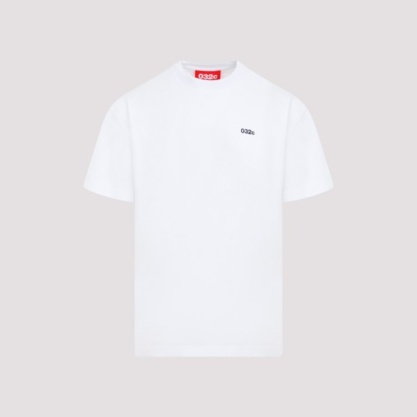 Shop 032c Nothing New American-cut T-shirt M In White