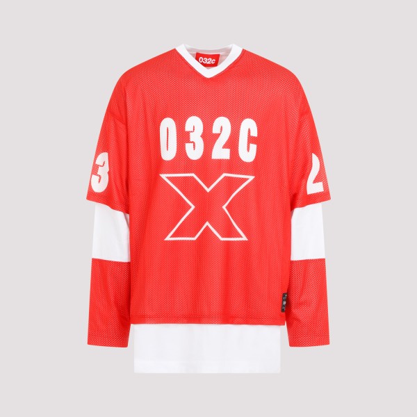 Shop 032c Lax Layered Long Sleeves T-shirt S In Red