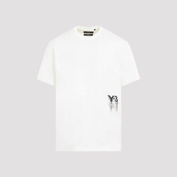 Y-3 New Logo T-shirt In Off White
