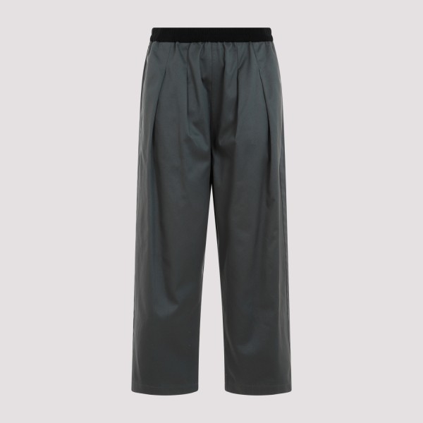 Shop Maison Margiela Cotton Pants 46 In Dark Grey