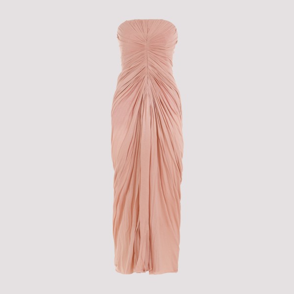 Shop Rick Owens Radiance Bustier Dress 38 In Dark Pink