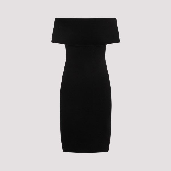 Shop Bottega Veneta Textured Technical Nylon Midi Dress 38 In Black