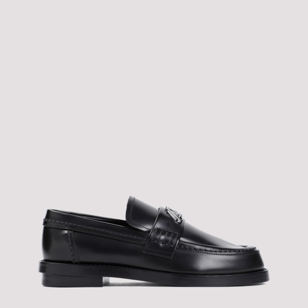 Shop Alexander Mcqueen Loafers 36 In Black Silver