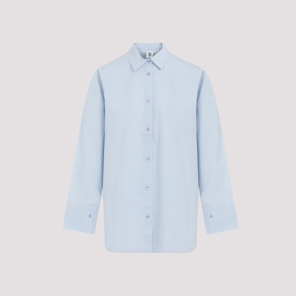 Shop By Malene Birger Derris Shirt 38 In C Periwinkle Blue