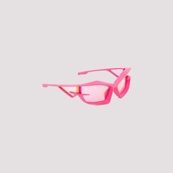 Shop Givenchy Cut Sunglasses Unica In Y Matte Pink Violet