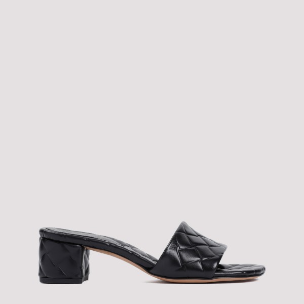Shop Bottega Veneta Amy Mule Sandals 36 In  Black