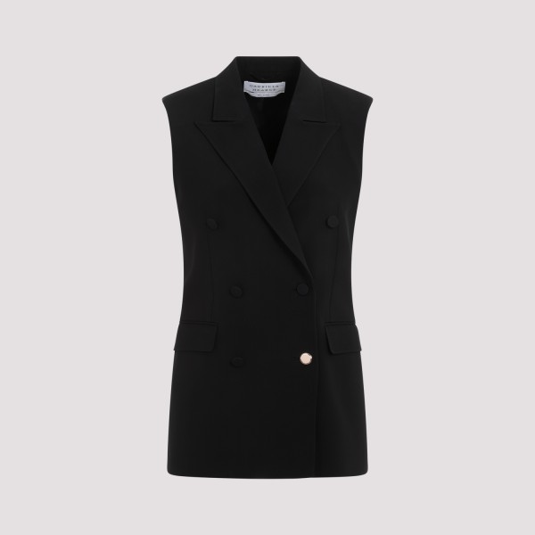Shop Gabriela Hearst Mayte Vest 40 In Blk Black