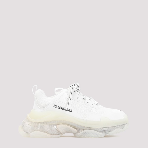 Balenciaga Triple S Clear Sole Sneakers 40 In White