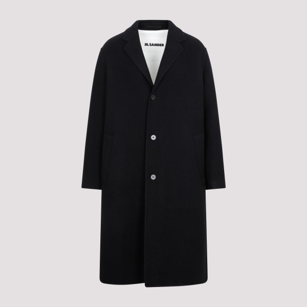 Jil Sander Wool Sport Coat 48 In  Black