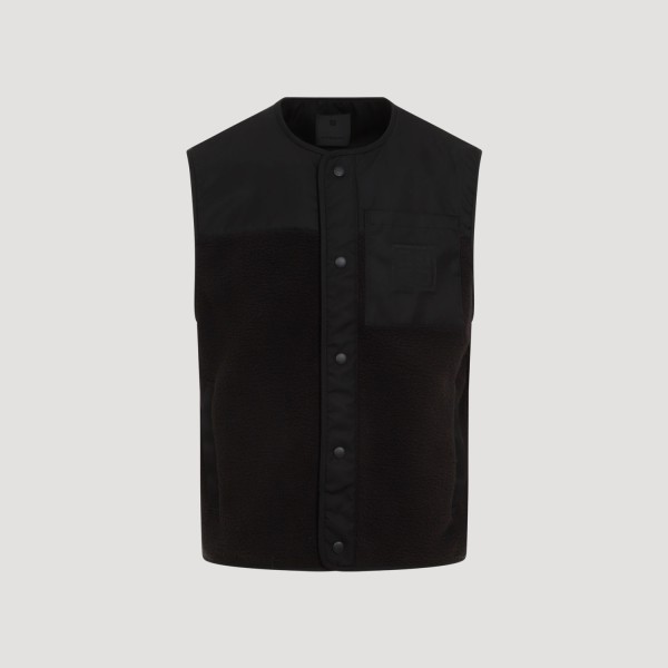Givenchy Mix Material Vest 4g Pocket 52 In  Black
