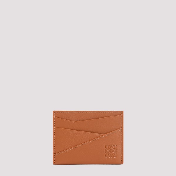 Loewe Puzzle Edge Plain Cardholder Unica In Brown
