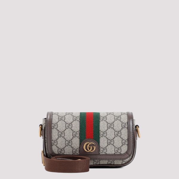 Gucci Gg Supreme Super Mini Polyurethane Bag Unica