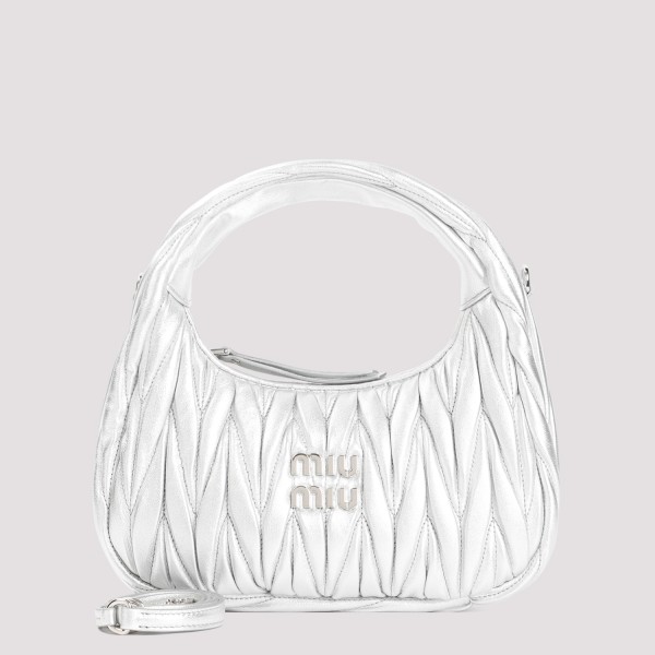 Miu Miu Wander Matelassé Hobo Bag Unica